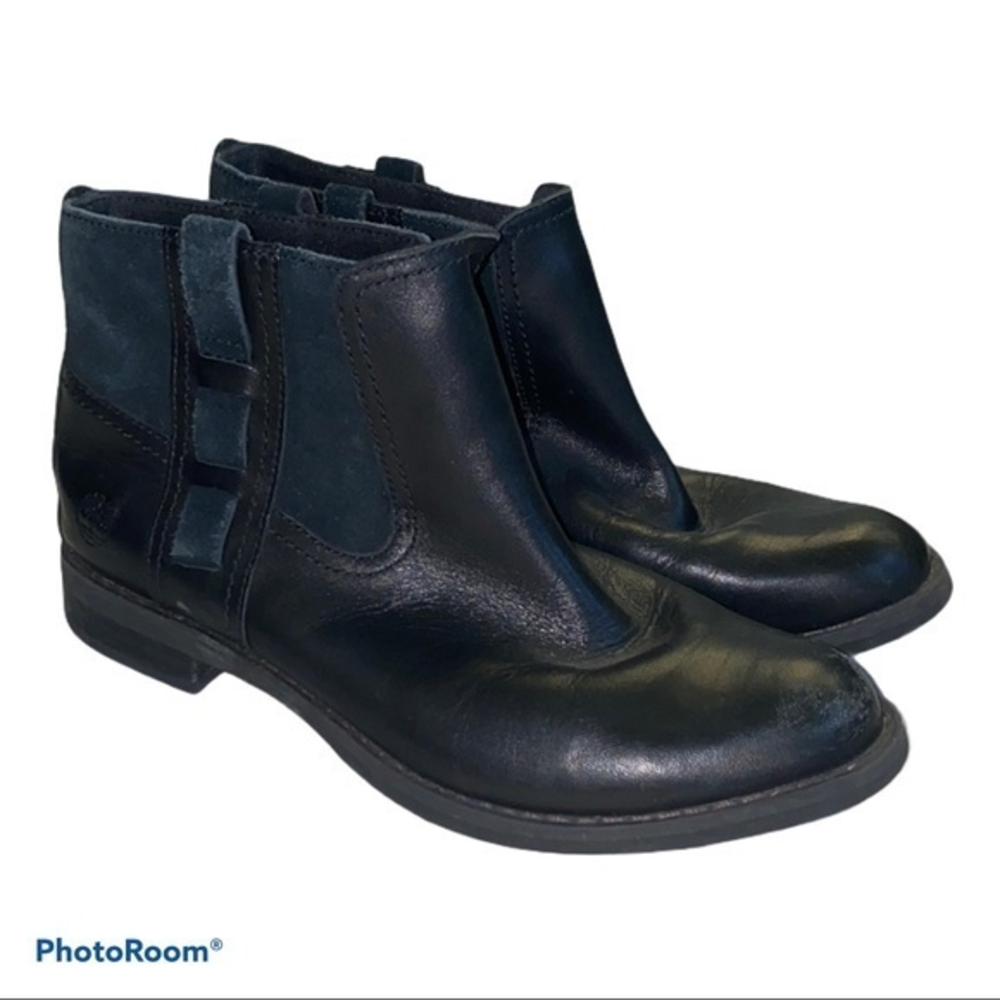 Timberland womens black earthkeepers booties size 6.5